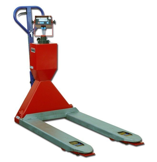 Pesagem de Paletes--Porta-paletes carga 2000kg com impressora