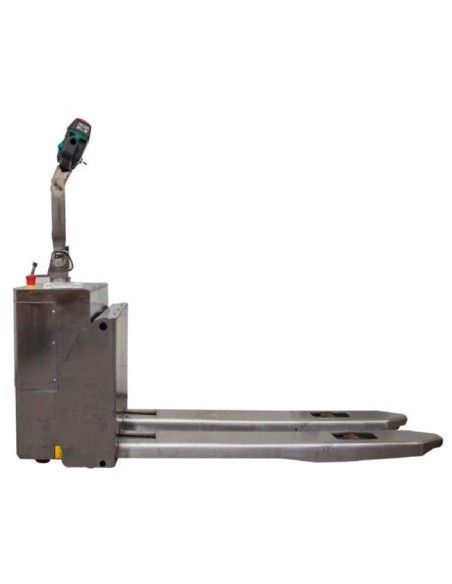 Transpalettes Inox et Galvanisés--Transpalette électrique Inox 1300kg
