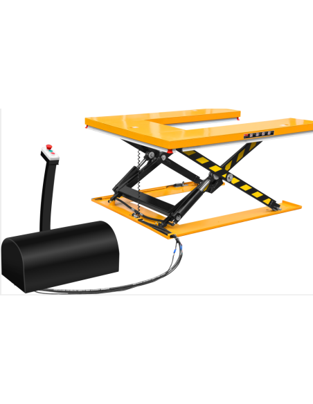 Mesas Eléctricas-TYMBIA-Mesa Elevadora Eléctrica 1000kg a 860mm de 1450x1140mm (en U)
