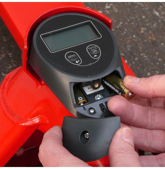 Pesagem de Paletes--Porta-paletes indicador de peso, carga 2200kg