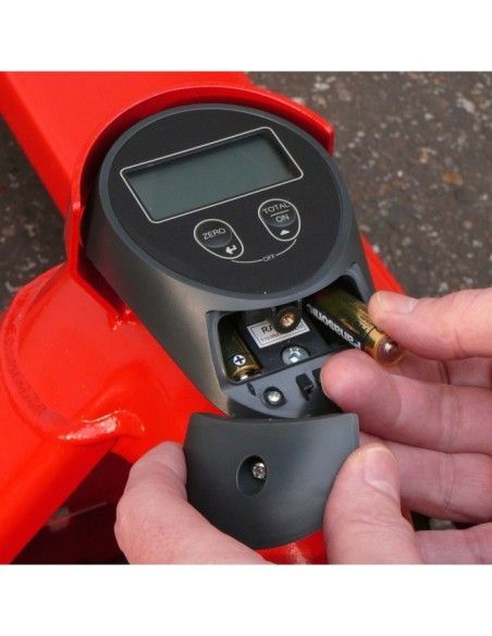 Pesagem de Paletes--Porta-paletes indicador de peso, carga 2200kg