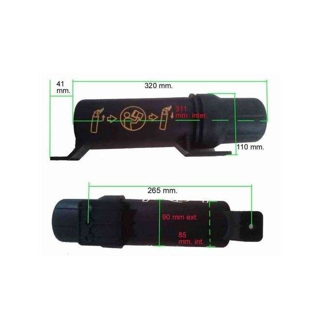 Cabin Accessories--Tube Port universal documents forklift