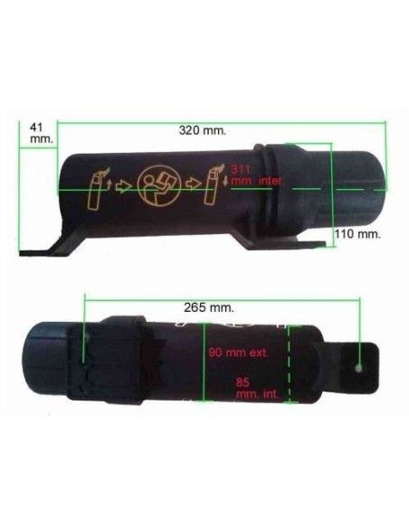 Cabin Accessories--Tube Port universal documents forklift