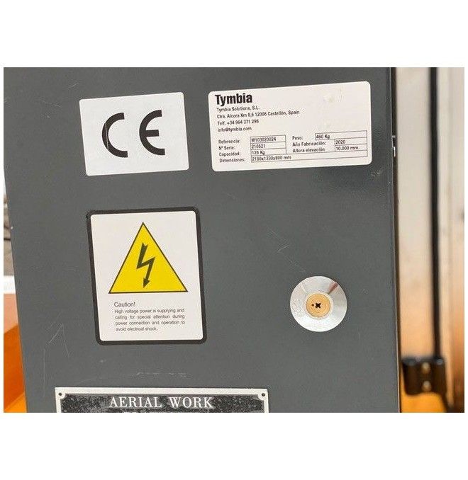 Mobile Work Platforms-TYMBIA-Lifting platform 10m-125kg