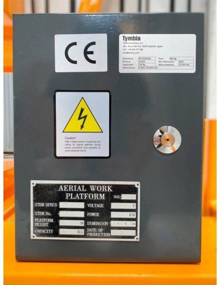 Mobile Work Platforms-TYMBIA-Lifting platform 10m-125kg