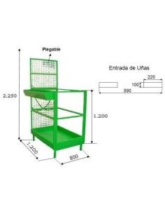 Safety Platforms--Cage Submit People for Stacking Lateral Nails 2