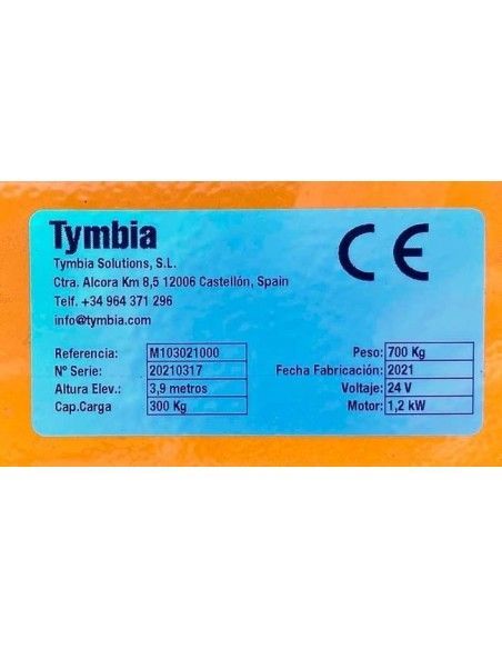 Scissors platforms - Electric lifting platform 5.9M-300KG (control control from above)