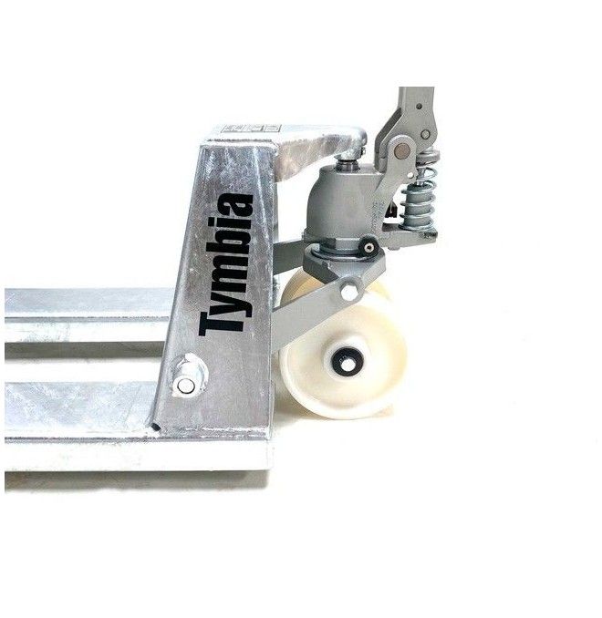 Transpalettes Inox et Galvanisés-TYMBIA-Transpalette Galvanisé 1150x525capacité 2500kg
