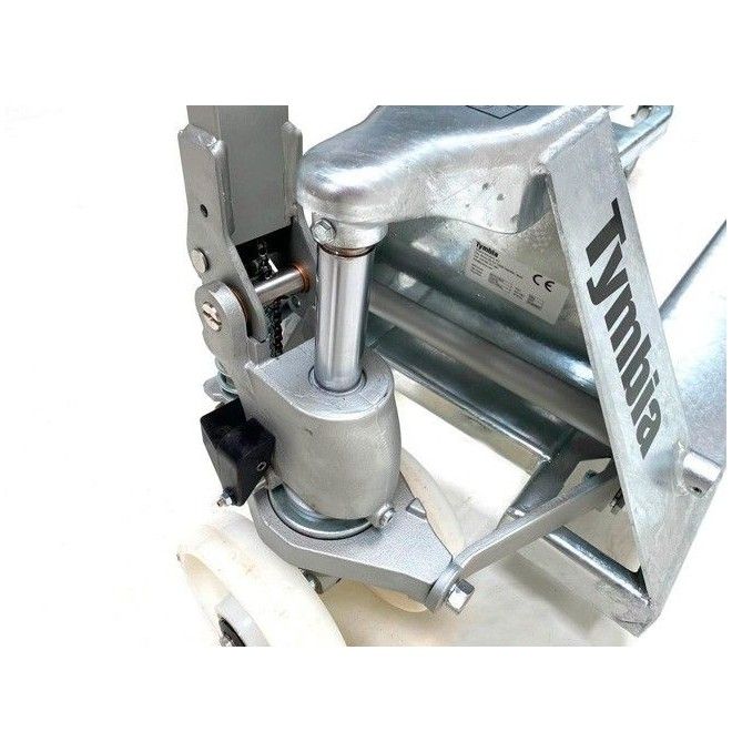 Stainless Steel and Galvanized Pallet Trucks-TYMBIA-Pallet truck Galvanized 1150x525mm 2500kg capacity