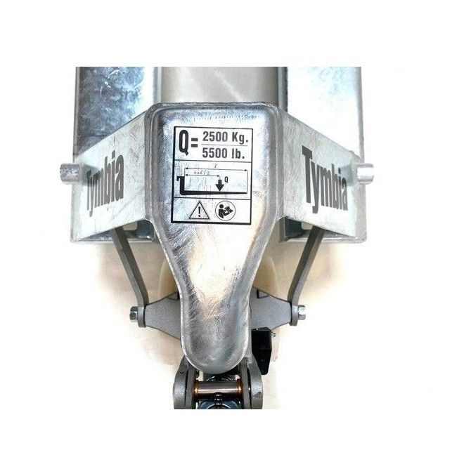 Transpallet Inox e Zincati-TYMBIA-Transpallet Galvanizzato 1150x525mm 2500kg di capacità