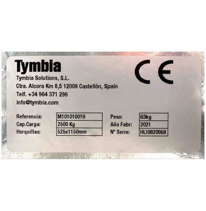 Paletes Inox e Galvanizados-TYMBIA-Porta-paletes Galvanizado 1150x525capacidade de 2500 kg