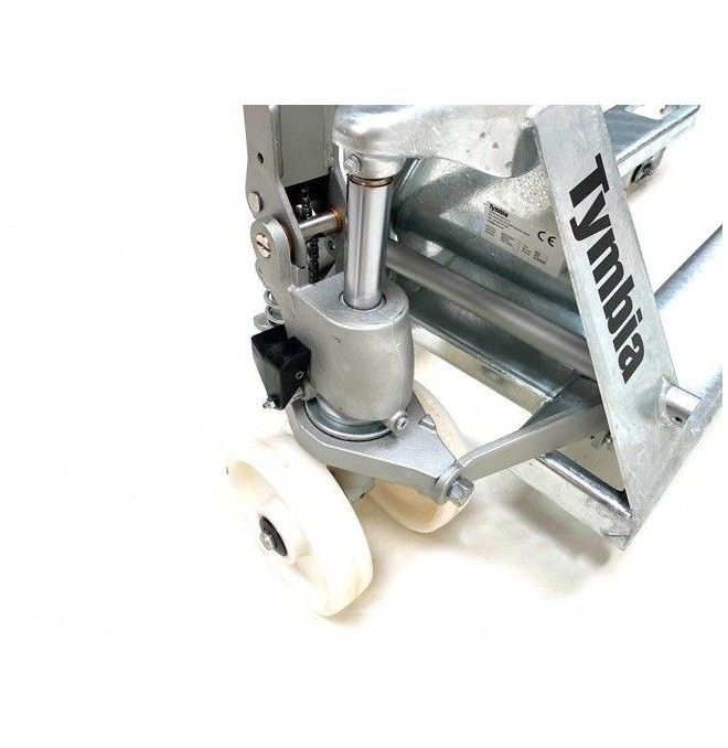 Edelstahl- und Verzinkte Hubwagen-TYMBIA-Palettenwagen Verzinkt 1150x525mm 2500kg kapazität