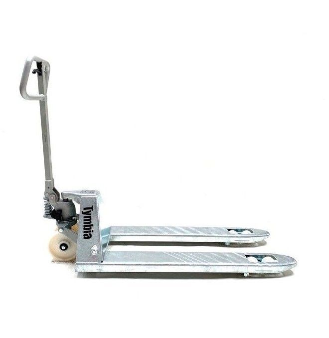 Stainless Steel and Galvanized Pallet Trucks-TYMBIA-Pallet truck Galvanized 1150x525mm 2500kg capacity