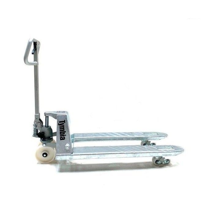 Transpalettes Inox et Galvanisés-TYMBIA-Transpalette Galvanisé 1150x525capacité 2500kg