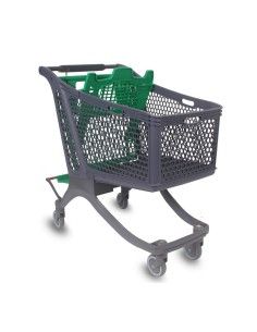 Supermarkets and warehouses..-Supermarket and Warehouse trolley Plastic 180L