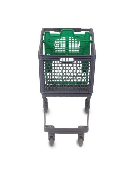 Supermercati e magazzini.-Carrello del supermercato Plastica 180L