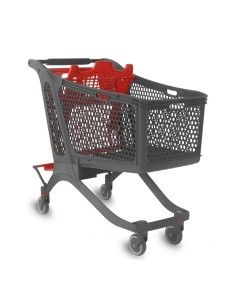 Supermarchés et entrepôts-Chariot de supermarché Plastique 240L