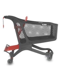 Supermarchés et entrepôts-Chariot de supermarché Plastique 240L 2