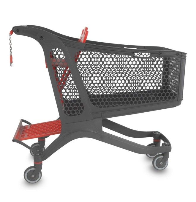 Supermercados y almacenes--Carro Supermercado Plástico 240L