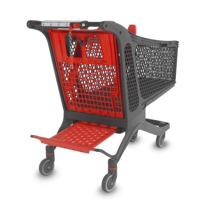 Supermercati e magazzini.-Carrello del supermercato Plastica 240L