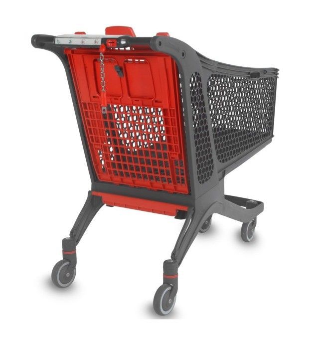 Supermarchés et entrepôts-Chariot de supermarché Plastique 240L