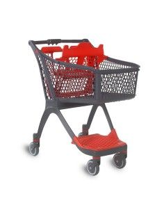 Supermarchés et entrepôts-Chariot de supermarché Plastique 100L