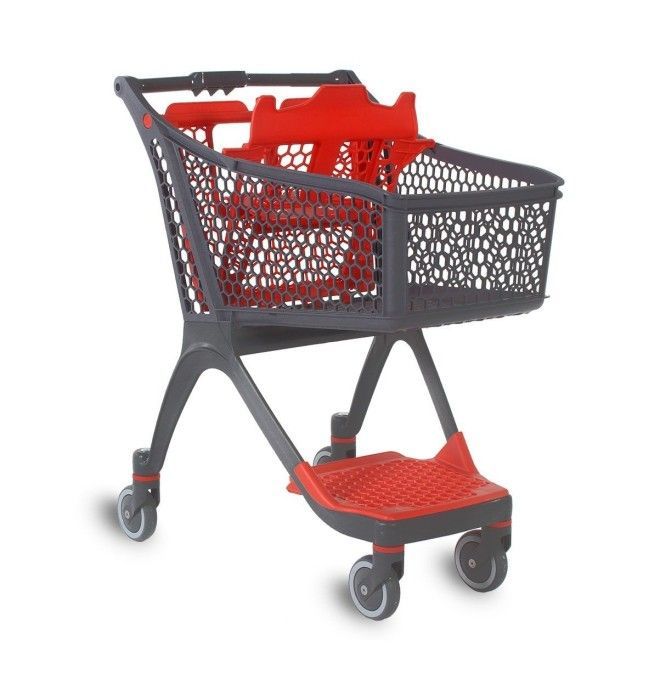 Supermercados y almacenes--Carro Supermercado Plástico 100L