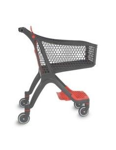 Supermarchés et entrepôts-Chariot de supermarché Plastique 100L 2