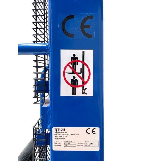 Manual Stackers--Manual stacker 1000kg to 3000mm