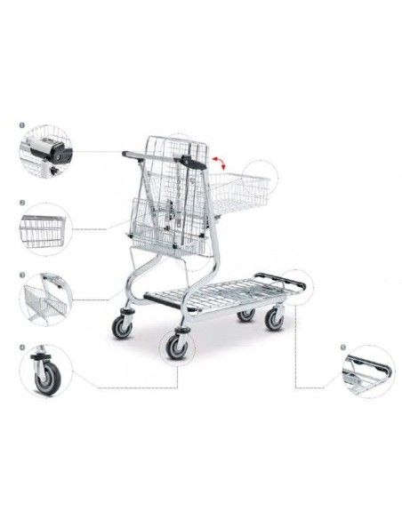 Supermärkte und Lager.-Auto transport für garten und diy
