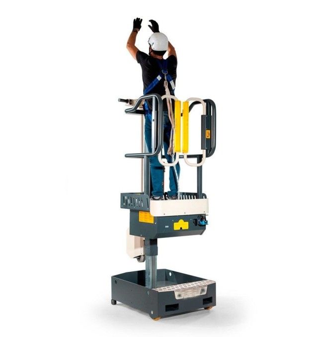 Plataformas unipersonales--Plataforma Autopropulsada en suelo 200kg a 1950mm Elevación