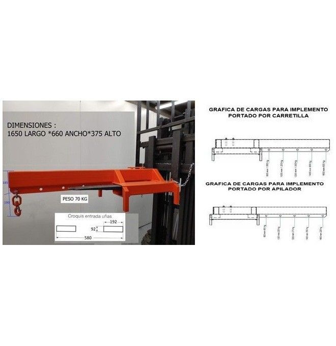 Cranes and Forklift Hooks--Crane Fija 1500kg