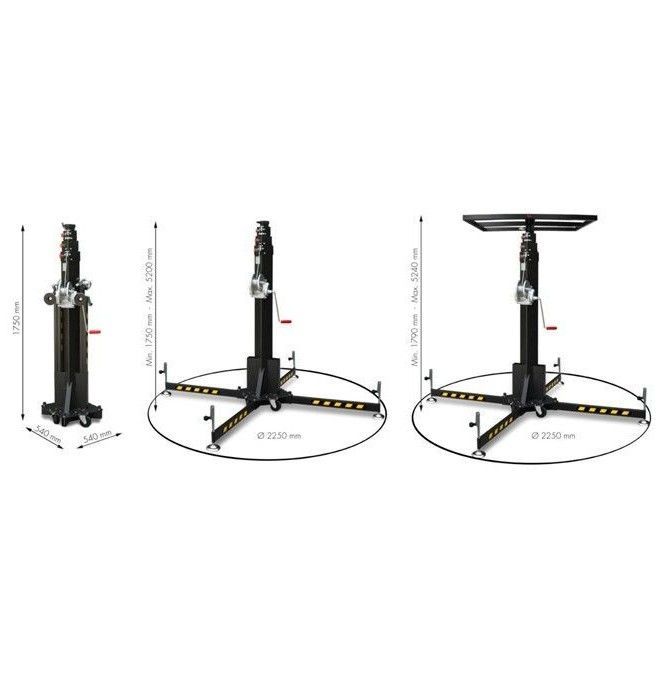 Gerbeurs Manuels-Manuel 250 kg à 5200mm