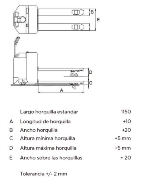 Transpallet Pesatori--Transpallet pesatore Elettrico 1500kg