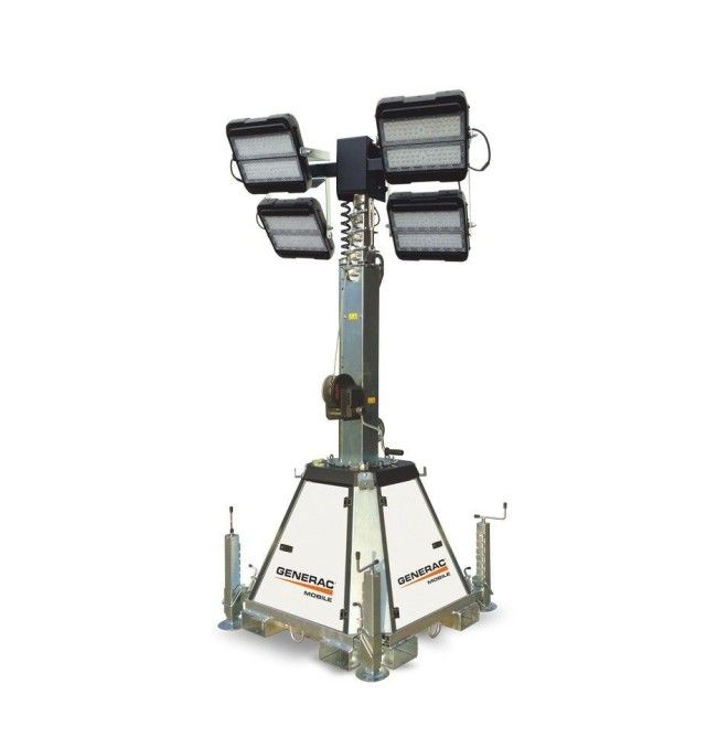 Tragbare Erzeugungsgruppen--Torre de blitz (10M) 4x240W G4 LED)