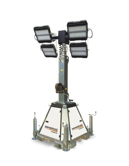 Grupos electrógenos portátiles--Torre de iluminación (10M 4x240W G4 LED)
