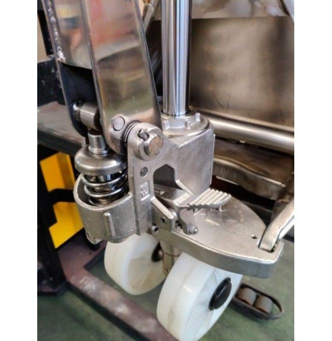 Transpallet Inox e Zincati--Transpallet Acciaio inossidabile 1150x540mm 2000kg