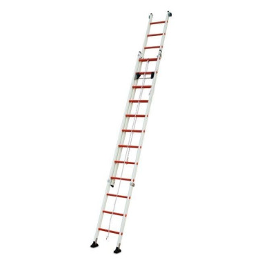 Escaliers--Échelle fibre de verre extensible avec corde
