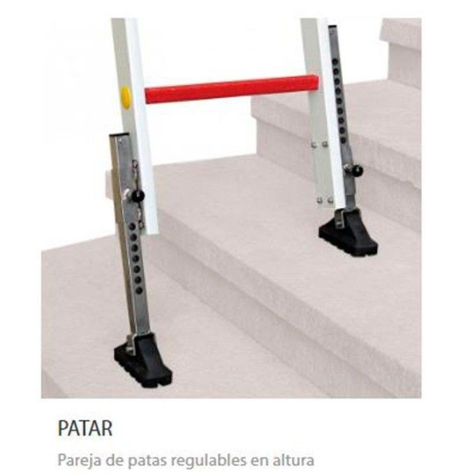 Stairs--Ladder extendable glass fibre with rope
