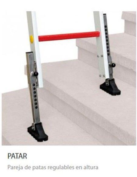 Stairs--Ladder extendable glass fibre with rope