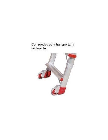 Stairs--Platform of foldable and adjustable work in height