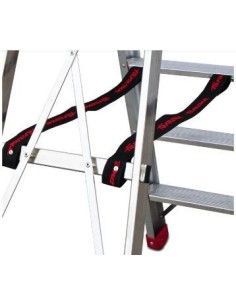 Escaleras--Escalera profesional en aluminio con peldaños cómodos 2