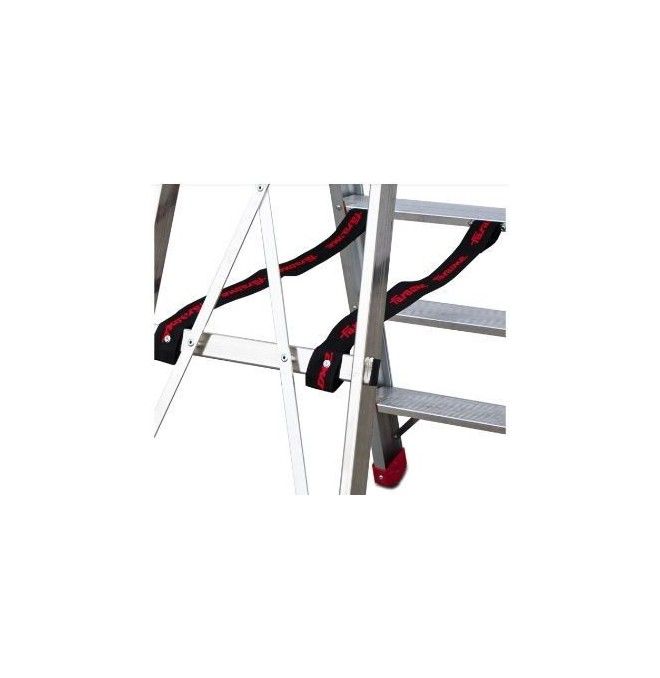 Escaliers--Échelle professionnel en aluminium avec des étapes confortables