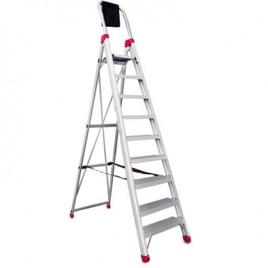 Treppe--Leiter profi in aluminium mit komfortablen schritten