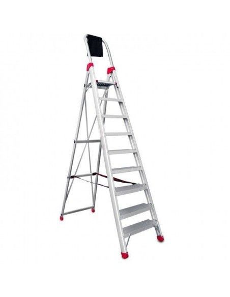 Treppe--Leiter profi in aluminium mit komfortablen schritten