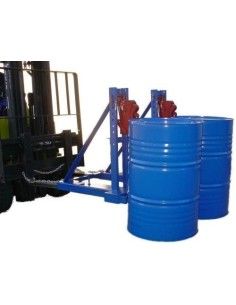 Carga de bombonas y bidones-- Implemento carretilla 2 bidones ATEX