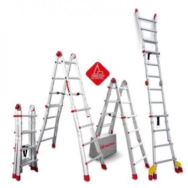 Treppe-Leiter Mehrzweck-Aluminium-Teleskop