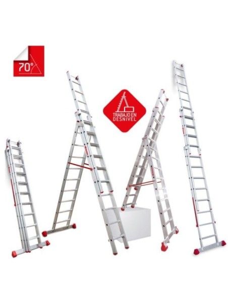 Escadaria--Escada multi-propósito de três seções