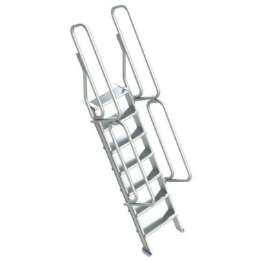 Treppe--Leiter aluminium für Altillos und Entreplantate