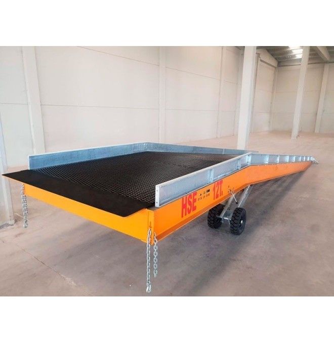 Rampas de Carregamento--Rampa de carregamento elétrico 12 toneladas. com plataforma de bateria